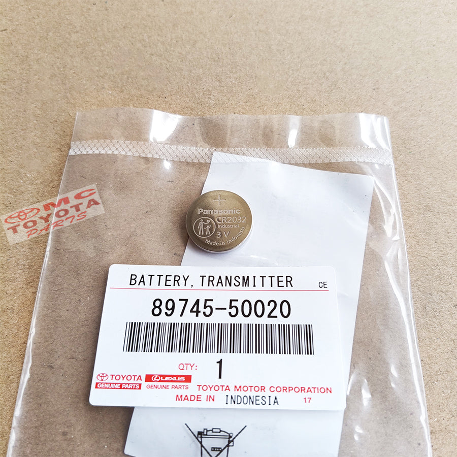 Baterai Batre Battery Remote Remot Kunci Mobil Rush Avanza Agya Calya Panasonic CR2032 89745-50020