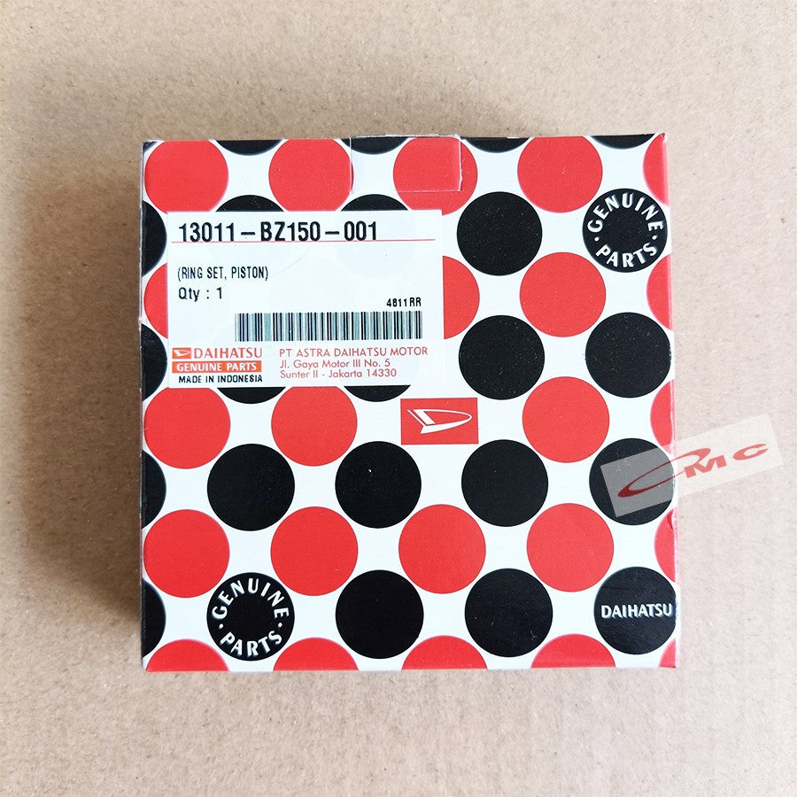 Ring Seher Piston Ring Set Piston Daihatsu Ayla Agya 1000cc Sigra 1000cc Original 13011-BZ150-001