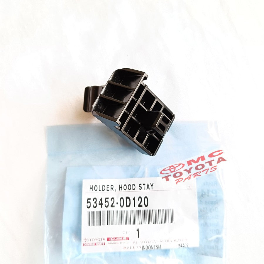 Kancing Klip Holder Tiang Kap Mesin Clip Hood Clamp Stang Kap Mesin Toyota Vios Yaris All New Gen 3 Original 53452-0D120