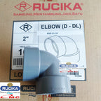 Sambungan Pipa Pralon Knee Keni Knie D-DL Elbow D Aw 2 Inch RUCIKA