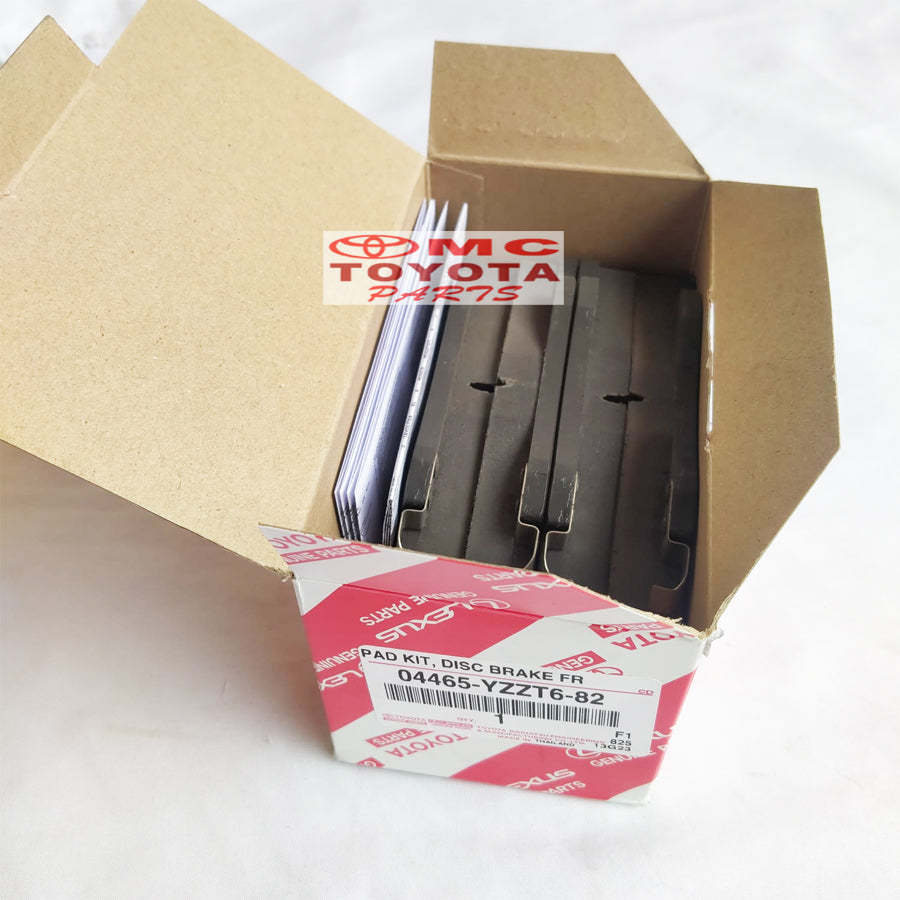 Brake Pad Kampas Rem Depan Fortuner Hilux 2005-2011 Original Toyota 04465-YZZT6-82