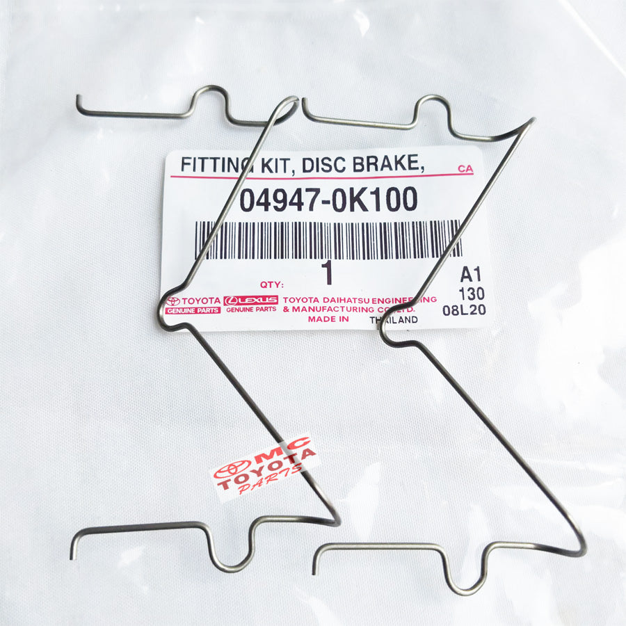 Fitting Disc Brake Kampas Rem Depan Fortuner Hilux New 04947-0K100