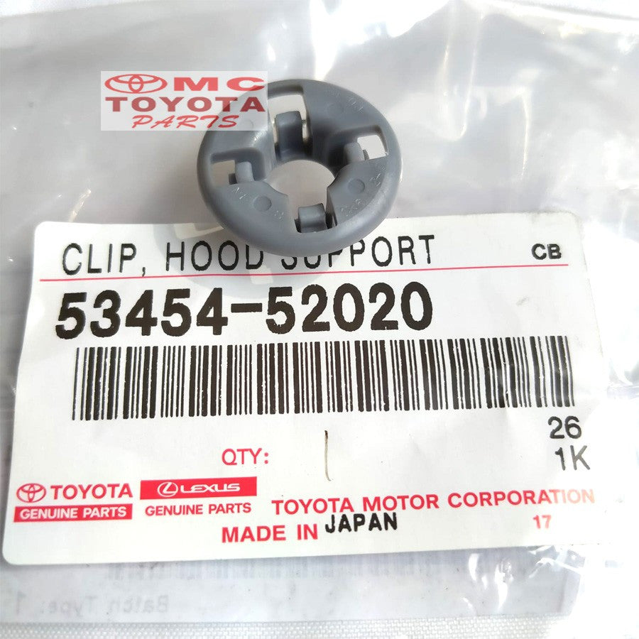 Grommet Kancing Dudukan Tiang kap Mesin Yaris Fortuner New 53454-52020