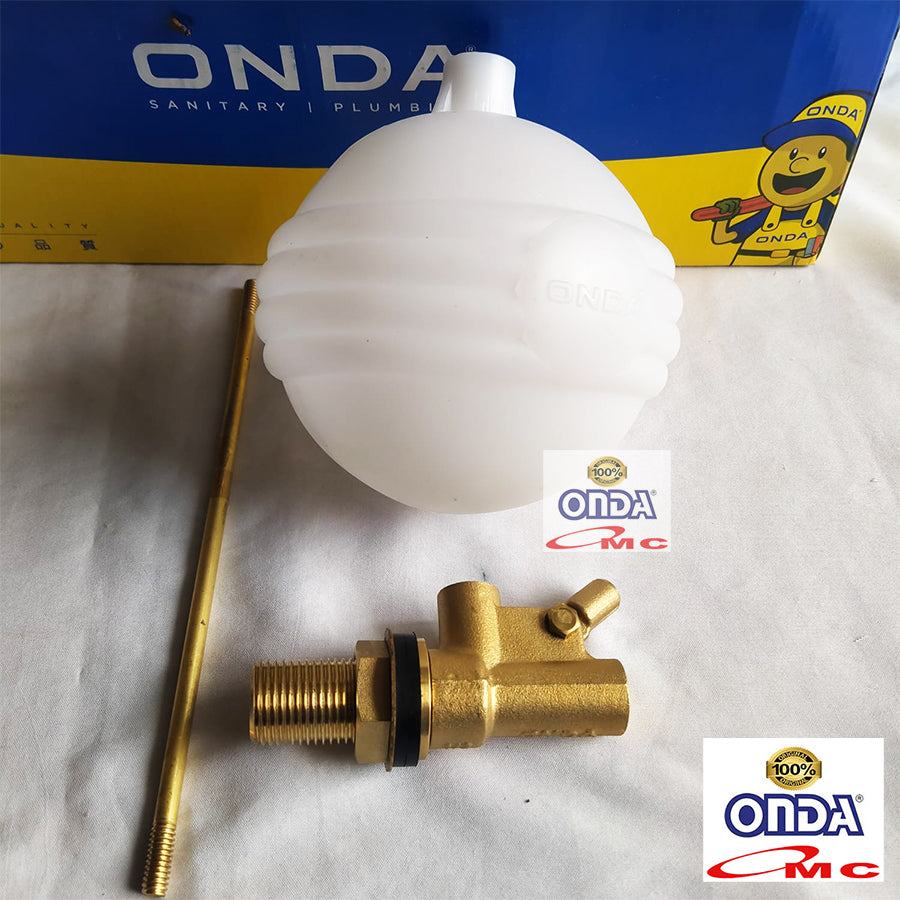 Pelampung Otomatis Floater Bola Stop Kran Keran Air Tangki Toren 1/2 inch ONDA