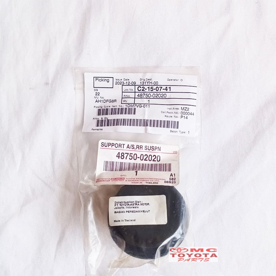Support Shock Breaker Absorber Belakang Bawah Sienta Altis 48750-02020