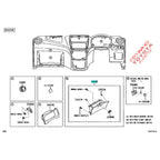 Tutup Cover Laci Bawah Dashboard Ayla Agya 55550-BZ081-B1