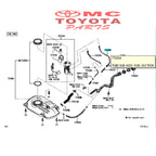 Selang Tanki Bensin Fuel Suction Original Calya Sigra 77203-BZ140