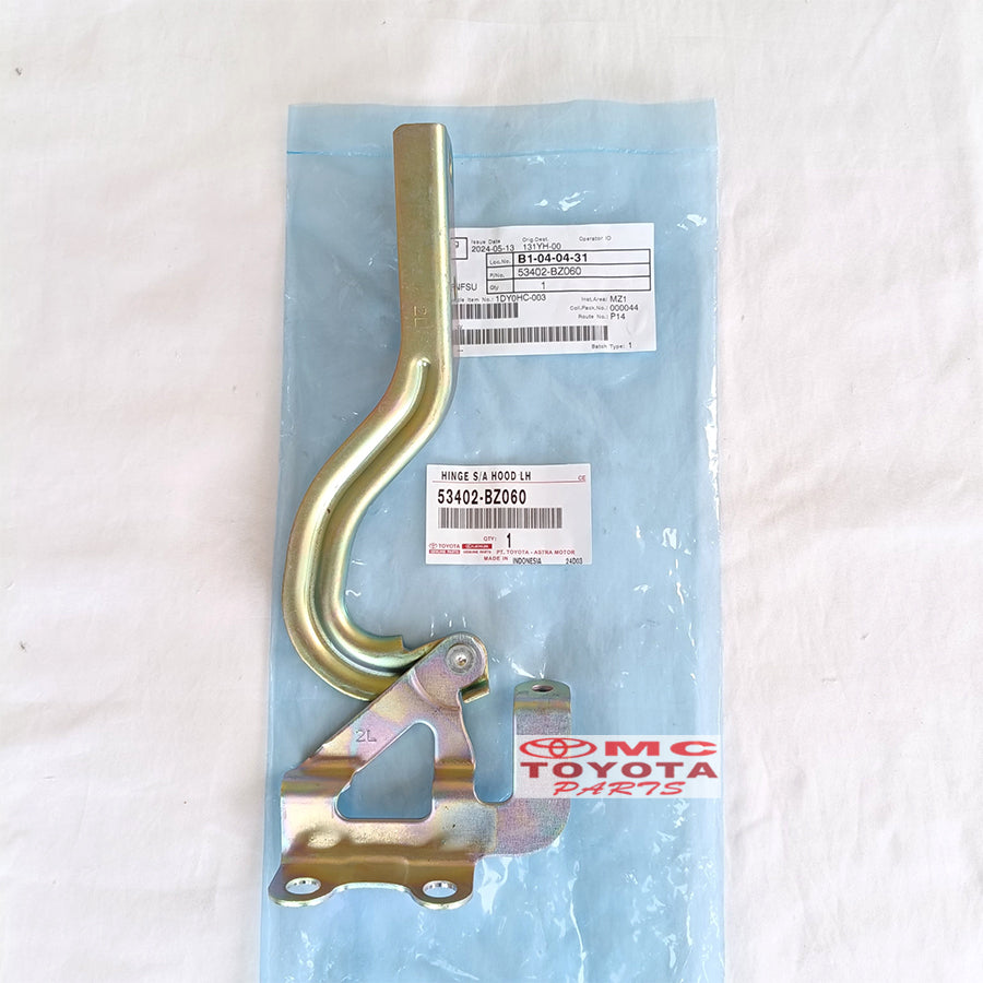 Engsel Kap Cup Motor Depan Kanan Kiri Agya Ayla 53401-BZ050 53402-BZ060