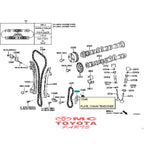 Plate Chain Tensioner Damper Pompa Oli Harrier Alphard Camry 13549-28012