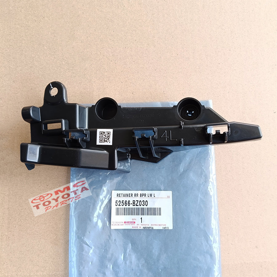 Support Bracket Breket Bemper Belakang Bawah Kanan Kiri All New Rush Terios 2018 Up Original 52565-BZ030 / 52566-BZ030 Retainer Suport Braket Bumper