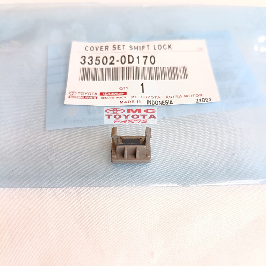 Tutup Cover Shift Lock Matic Toyota Yaris Vios All New 33502-0D170