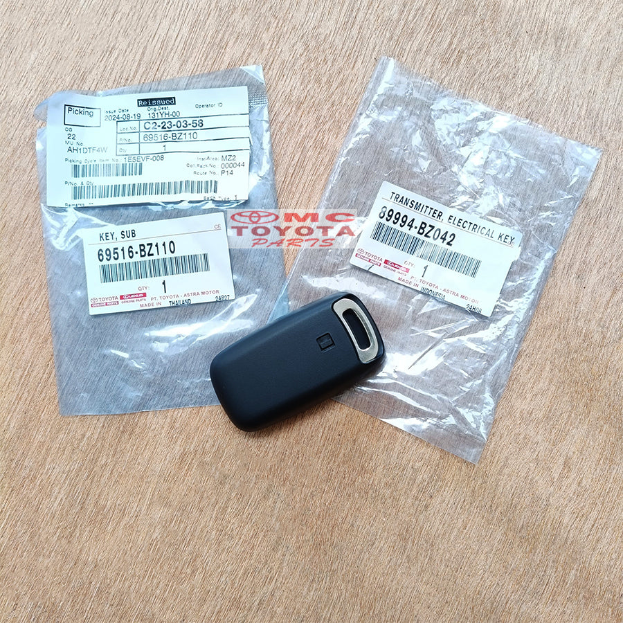 Batang Kunci Remote Remot Alarm Control Kontrol Kunci Emergency Manual Smartkey Toyota Raize Rocky Avanza Veloz Xenia Vios Yaris Agya Wigo Original 69516-BZ110