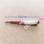 Obeng Tespen Tes Test Pen Listrik Chrome Alat Pertukangan O-TPL-CHROME
