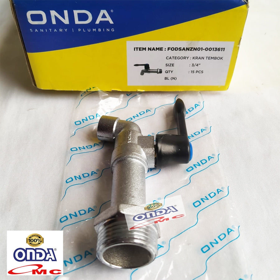Kran Keran Air Tembok Taman Engkol Cuci Piring BL 3/4" Inch ONDA
