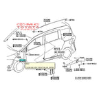 Garnish Pilar Segitiga Spion Depan Luar Kanan Sienta 60117-0D210