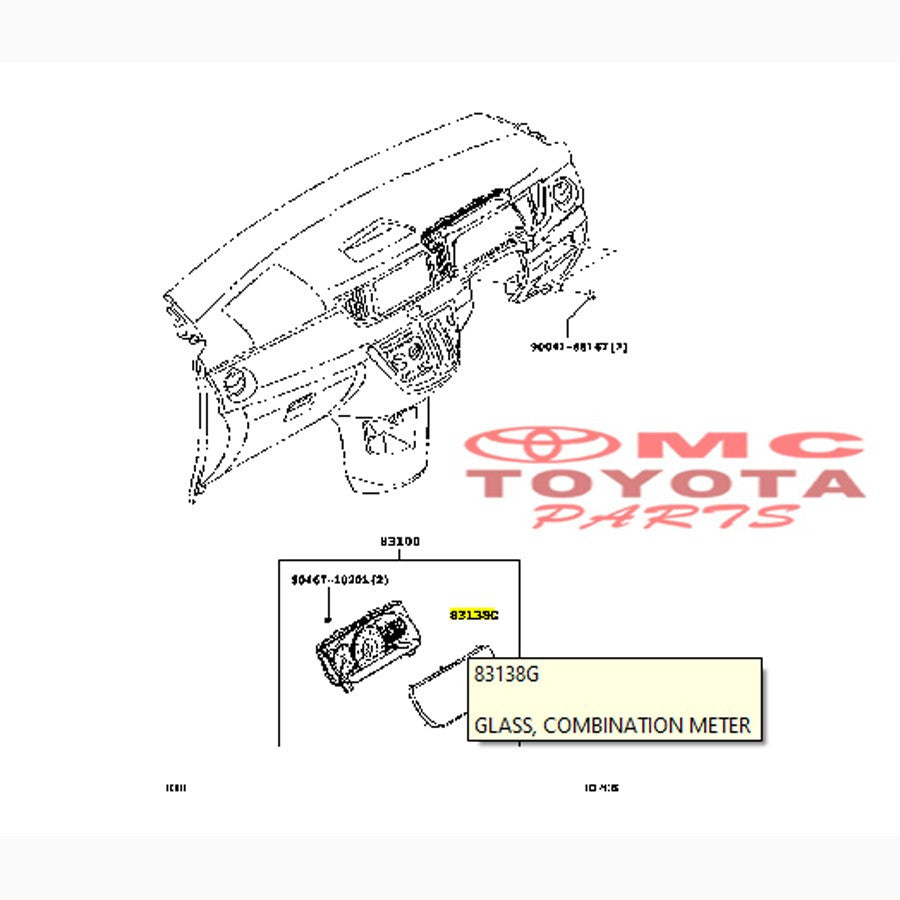 Mika Kaca Speedometer Glass Speedometer Calya Sigra 83852-BZ180