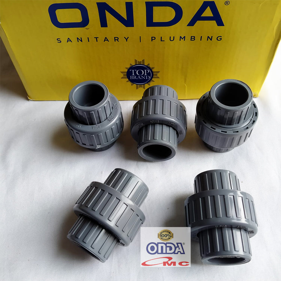 Water Mur Moor Polos Union Socket AW 1/2 inch PVC Paralon ONDA