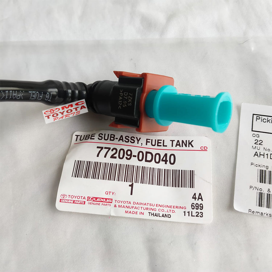 Selang Tanki Bensin Fuel Tank Main Vios Gen 2 Yaris Bakpau 77209-0D040