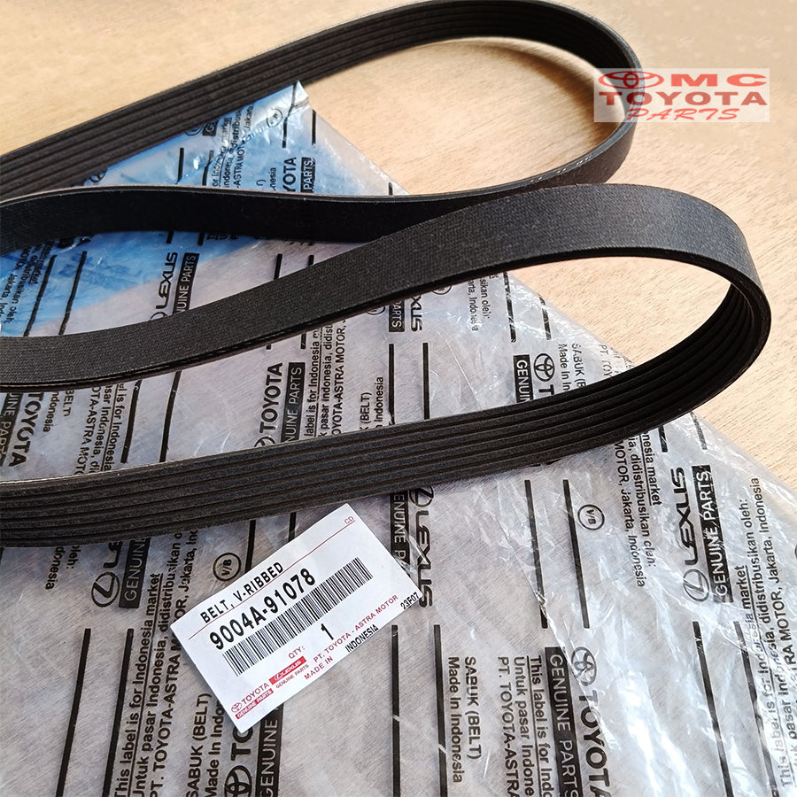 Tali Kipas Fan Belt Van Belt V Belt Fanbelt 6PK1569 Toyota Raize Daihatsu Rocky 1000cc 9004A-91078
