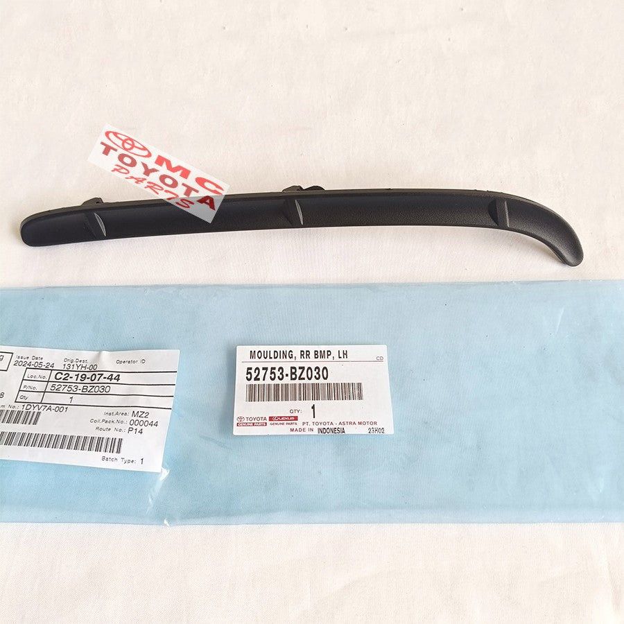 Moulding Extension Bumper Belakang Kiri List Lis Bemper Avanza Xenia 52753 -BZ030