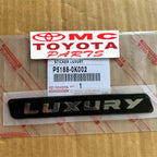 Sticker Emblem LUXURY Stiker Logo Toyota Innova Reborn Facelift Venturer Original P5188-0K002