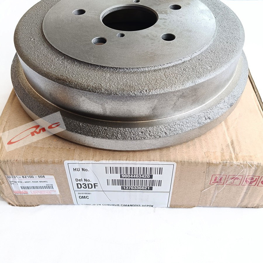 Tromol Rem Roda Belakang Brake Drum Rear Daihatsu Grand Max Luxio Original 42431-BZ100-008