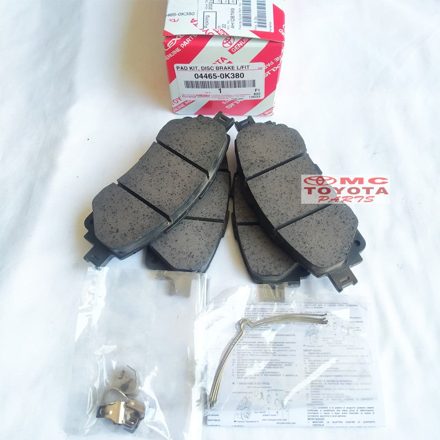 Brake Pad Kampas Rem Depan Innova Reborn Hilux Single 04465-0K380