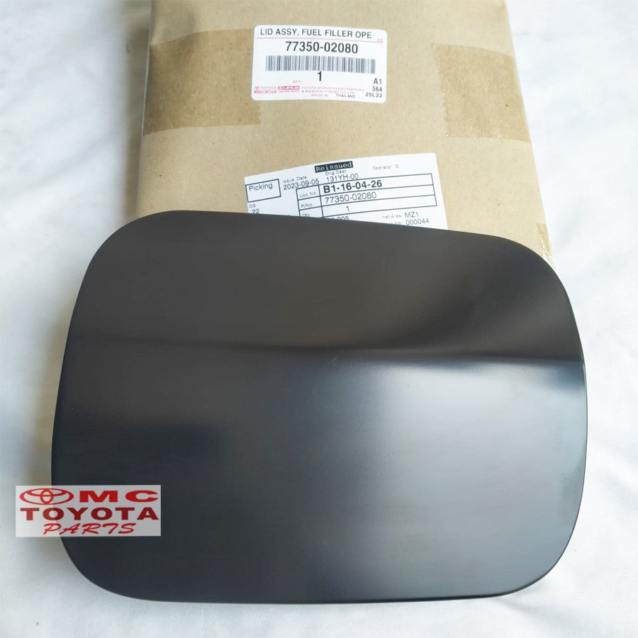 Plat Tutup Cover Tangki Bensin Corolla Altis 77350-02080
