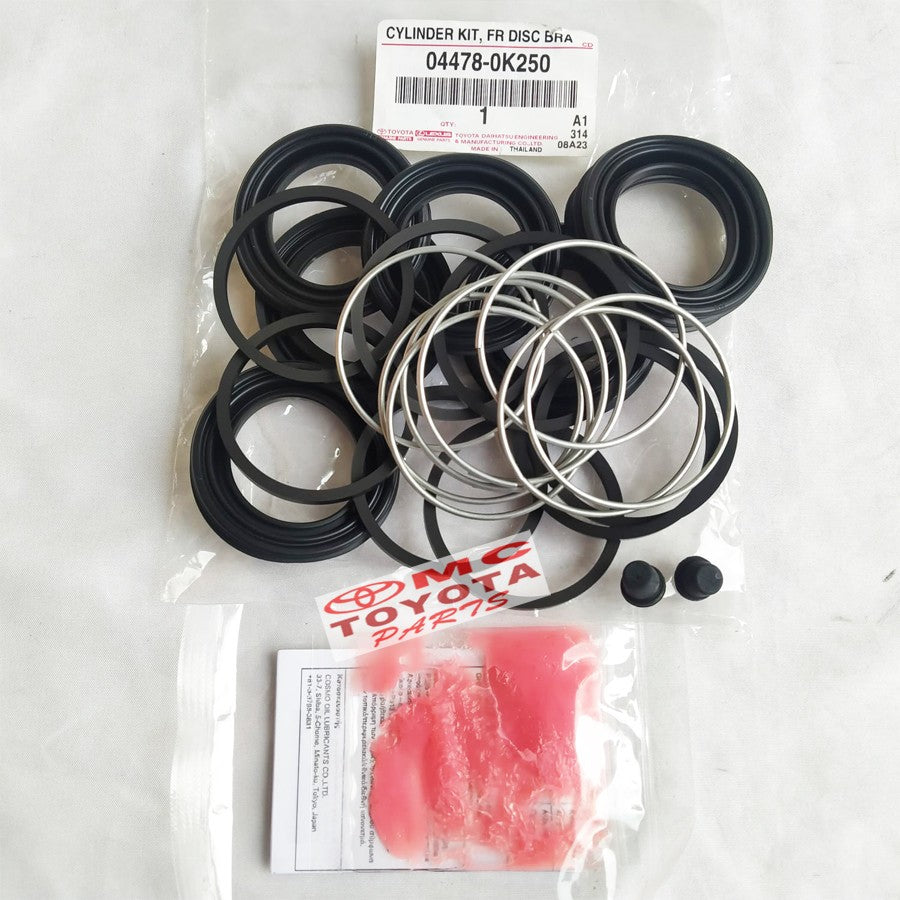 Kaliper Cylinder Kit Karet Rem Depan Fortuner VRZ Hilux 04478-0K250
