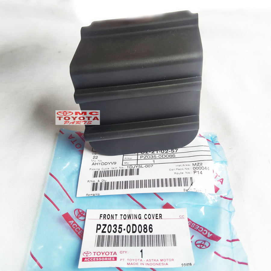 Tutup Cover Derek Towing Bumper Depan All New Yaris TRD 2014-2016 PZ035-0D086