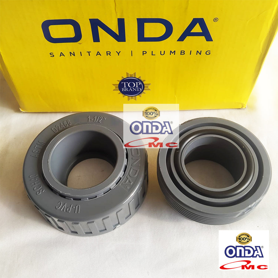 Water Mur Moor Polos Union Socket AW 1 - 1/2 inch PVC Paralon ONDA