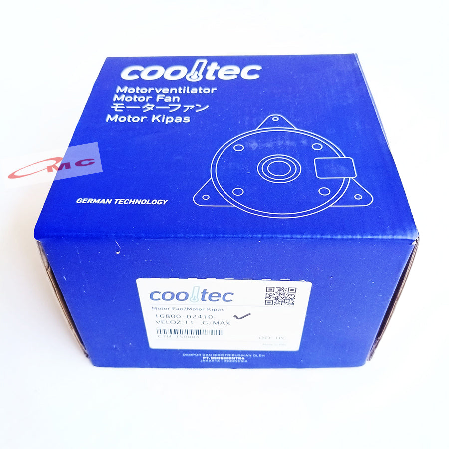 Motor Fan Kipas Radiator Cooltec All New Avanza Veloz Xenia Rush Terios Gran Max Luxio 16800-02410