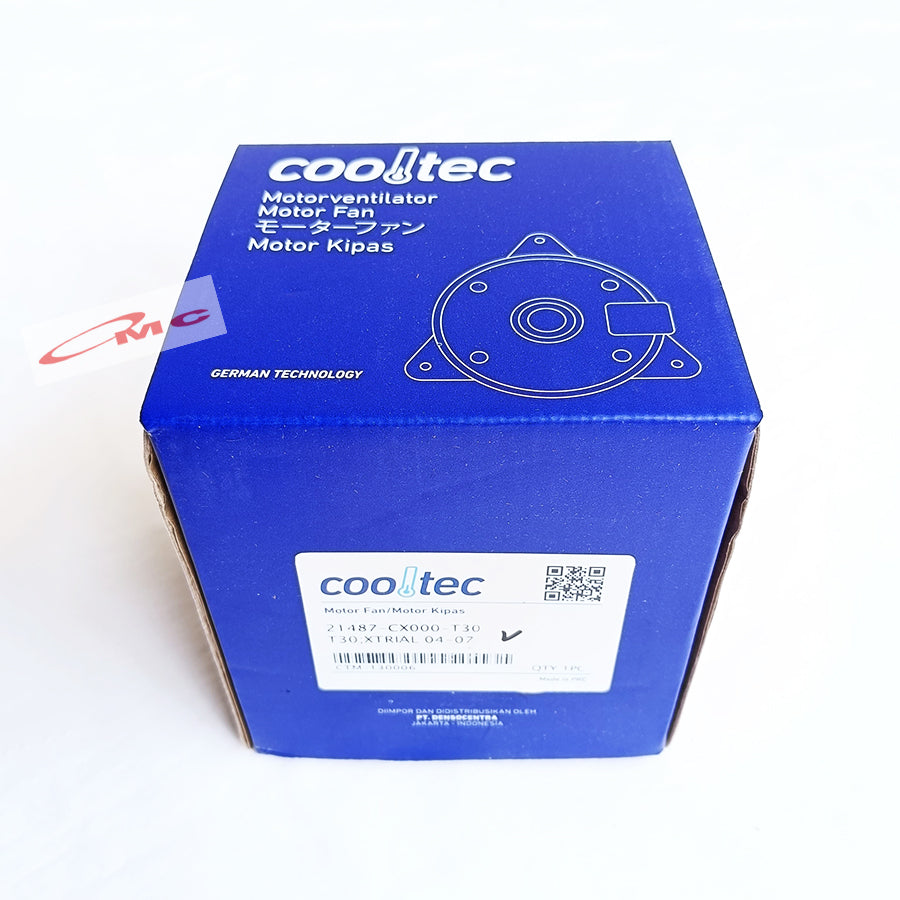 Motor Fan Kipas Radiator Cooltec Mobil Nissan Xtrail T30 Serena C24 21487-CX000-COOLTEC