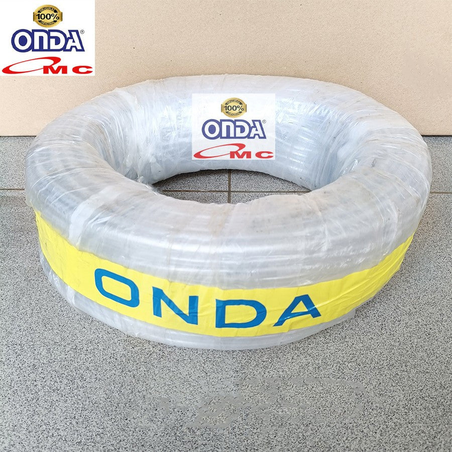 Selang Transparan 1/4 inch ONDA Selang Air Waterpas Waterpass Tukang Selang Timbang Pengukur Datar Rata Tanah Bening Aquarium Hidroponik Hose 1 Meter SELANG-TPN-1P4-1