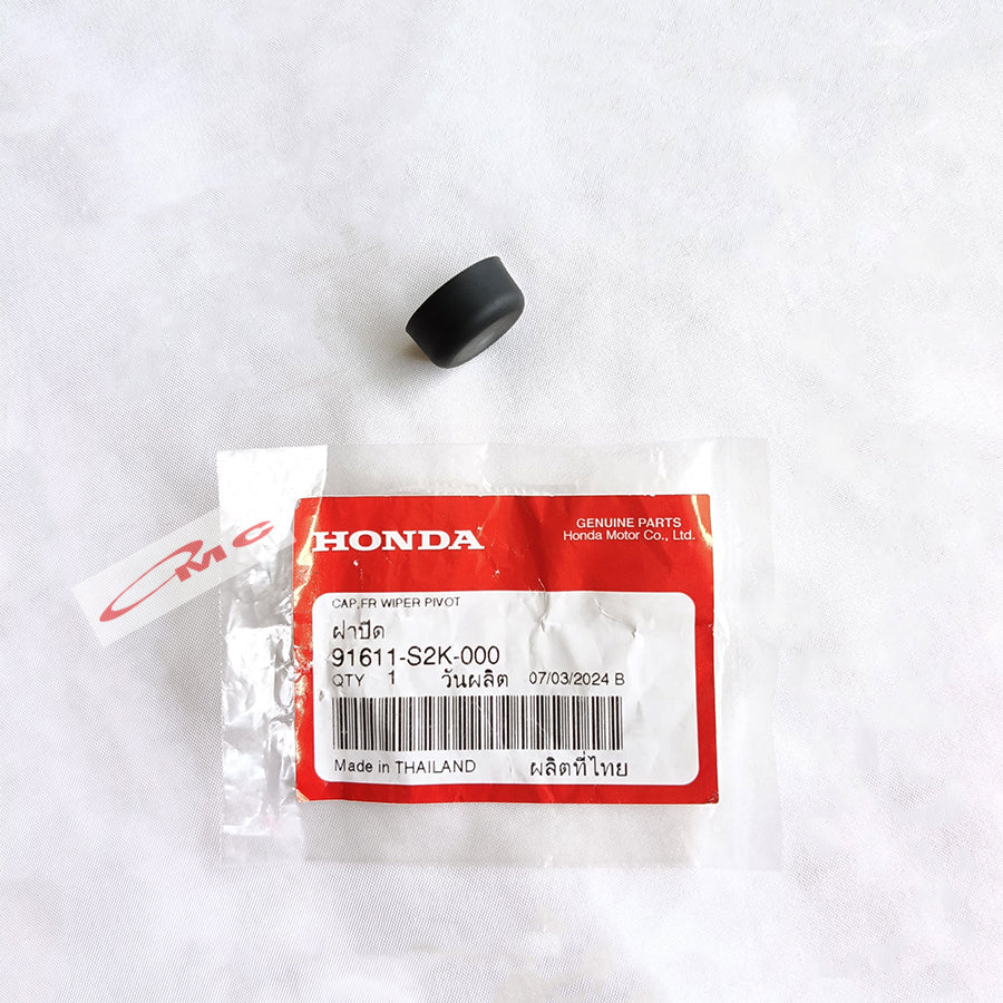 Tutup Cover Baut Arm Wiper Karet Cap Cover Tutup Baut Batang Arm Wiper Gagang Batas Besi Plastik Wiper Depan Honda Brio Mobilio BRV Original 91611-S2K-000