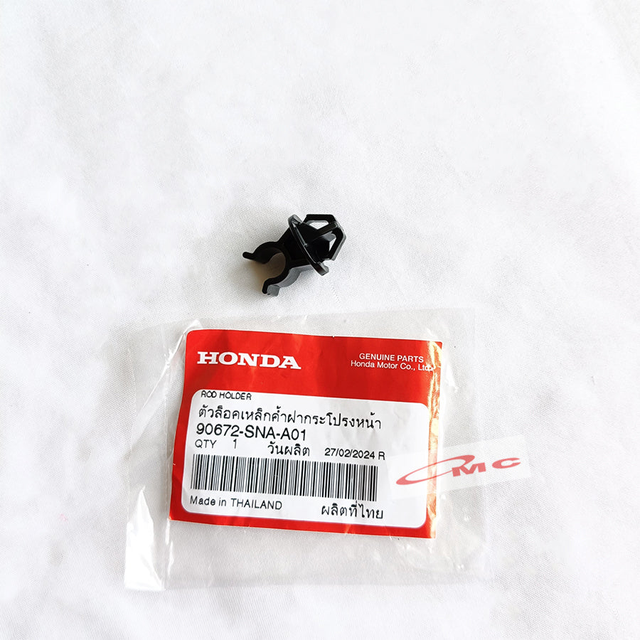 Clip Klip Rod Holder Tiang Kap Mesin Penahan Penyangga Pegangan Dudukan Honda Jazz Brio Mobilio BRV CRV Freed Civic FD City I-Vtec Original 90672-SNA-A01