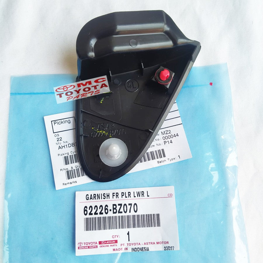 Garnish Pilar Segitiga Luar Spion Kiri Rush Terios All New 62226-BZ070
