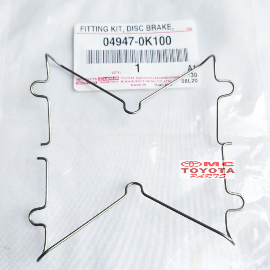 Fitting Disc Brake Kampas Rem Depan Fortuner Hilux New 04947-0K100