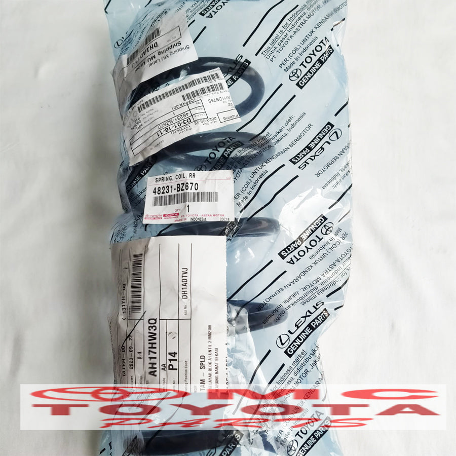 Per Keong Spring Belakang Original Toyota Calya Sigra 48231-BZ670