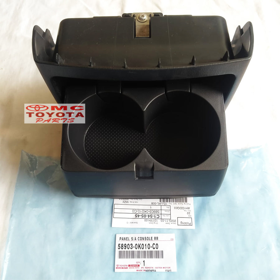 Panel Console Belakang Tempat Minuman Fortuner Hilux 58903-0K010-C0