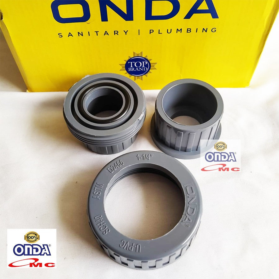Water Mur Moor Polos Union Socket AW 1 - 1/4 inch PVC Paralon Pralon ONDA