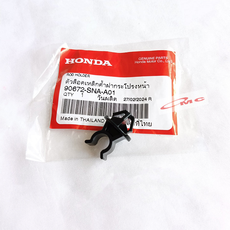 Clip Klip Rod Holder Tiang Kap Mesin Penahan Penyangga Pegangan Dudukan Honda Jazz Brio Mobilio BRV CRV Freed Civic FD City I-Vtec Original 90672-SNA-A01