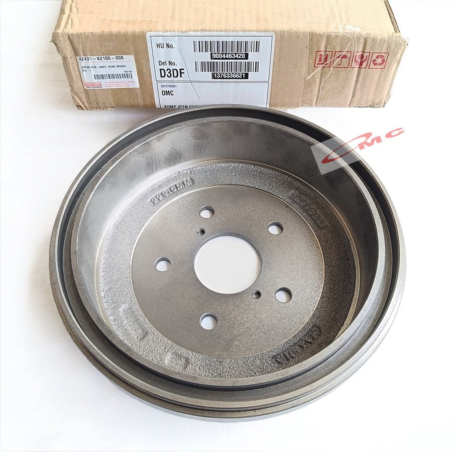 Tromol Rem Roda Belakang Brake Drum Rear Daihatsu Grand Max Luxio Original 42431-BZ100-008