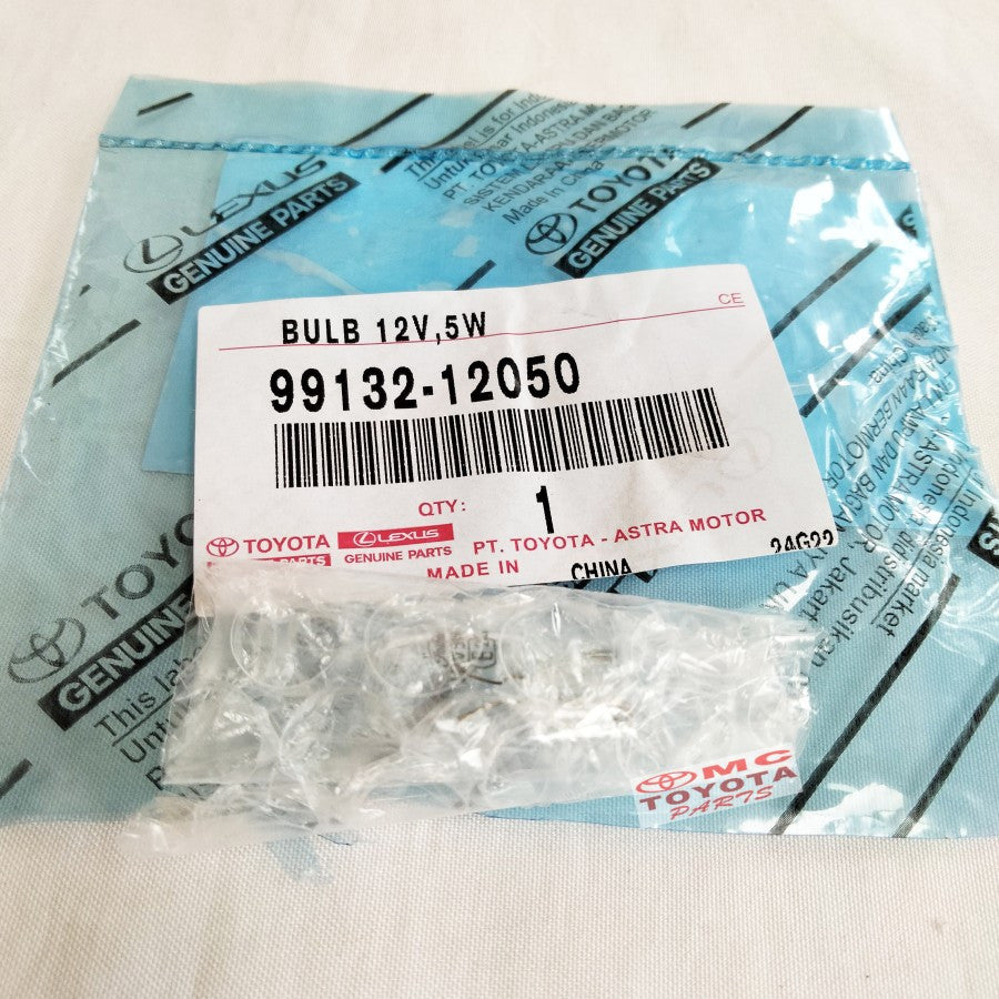 Bulb Bohlam Lampu Senja Lampu Kecil 12V 5W Universal Toyota Original 99132-12050