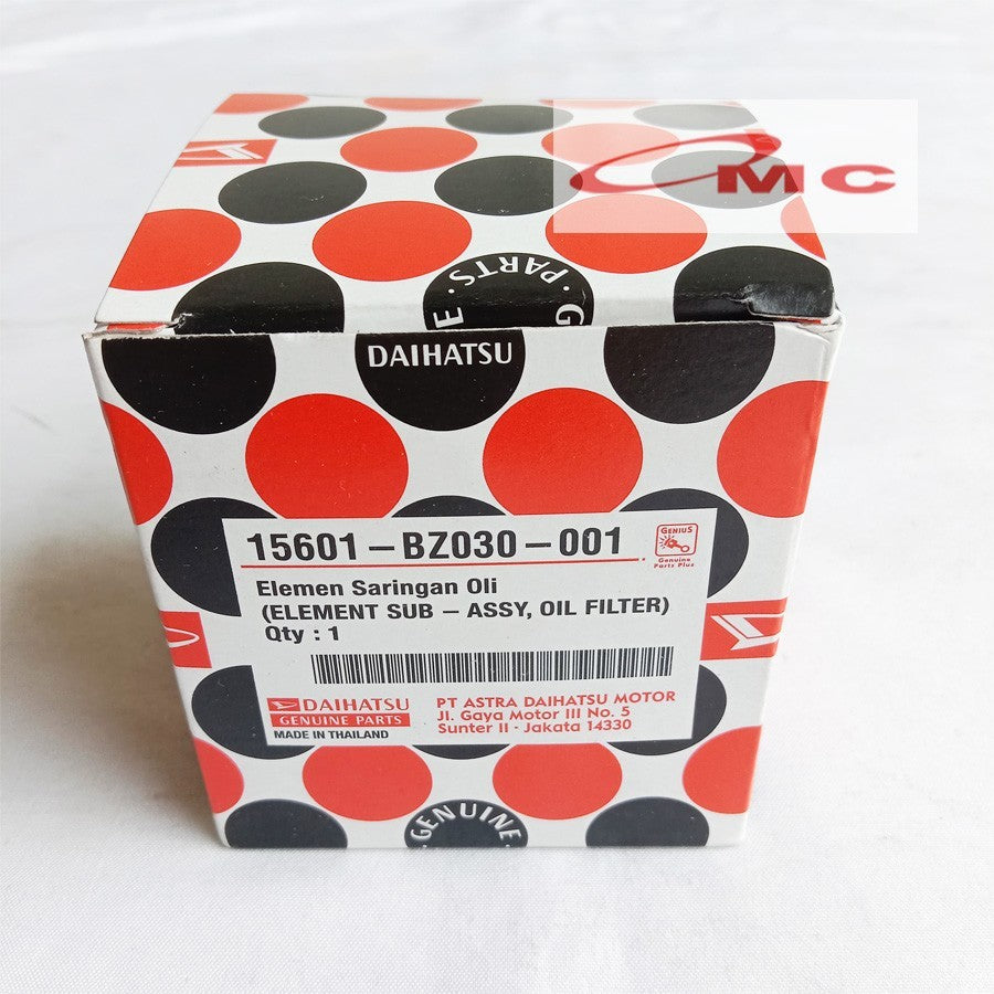 Filter Oli Agya Ayla Sigra Calya Raize Rocky All New Rush & Terios Ori Daihatsu 15601-BZ030-001