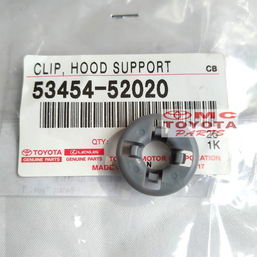 Grommet Kancing Dudukan Tiang kap Mesin Yaris Fortuner New 53454-52020