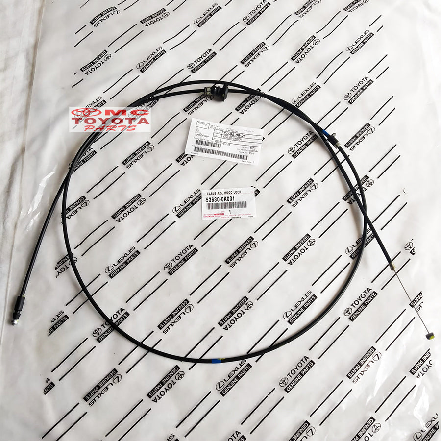 Kabel Kunci Tarikan Kap Cup Mesin Original Kijang Innova 53630-0K031
