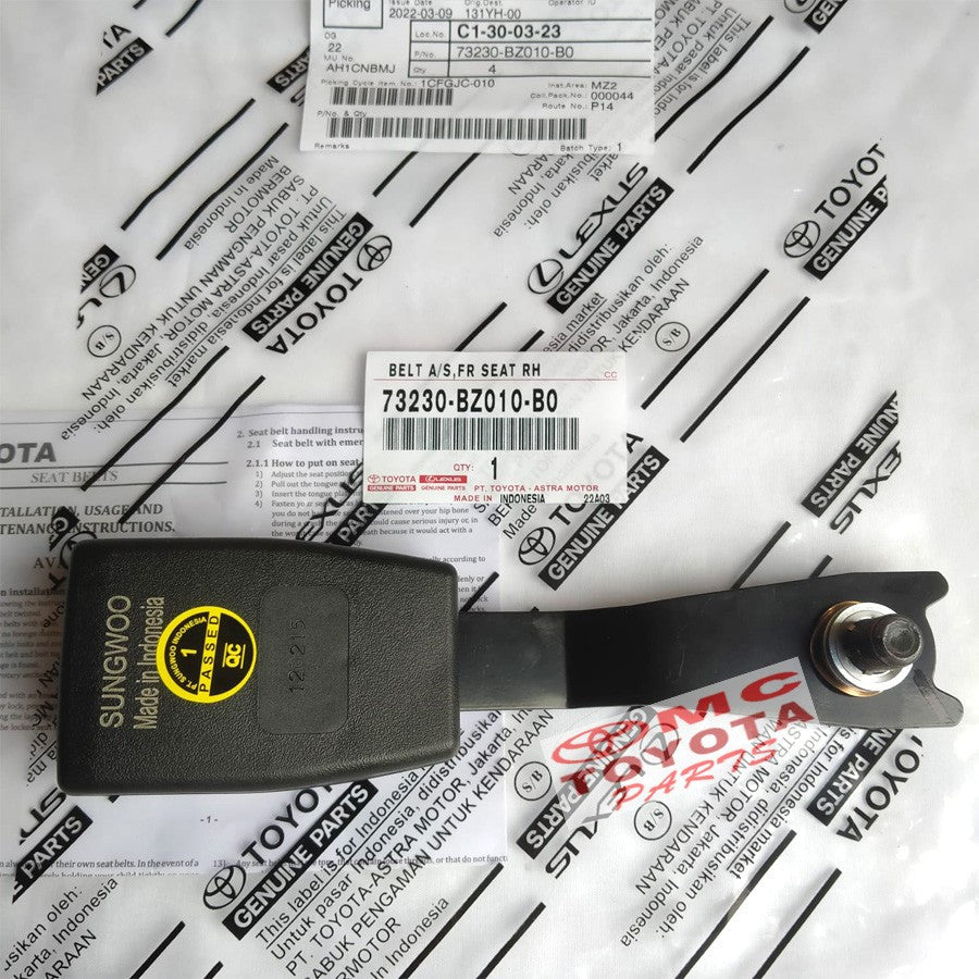 Colokan Safety Belt / Seat Belt Hitam Avanza Xenia 73230-BZ010-B0