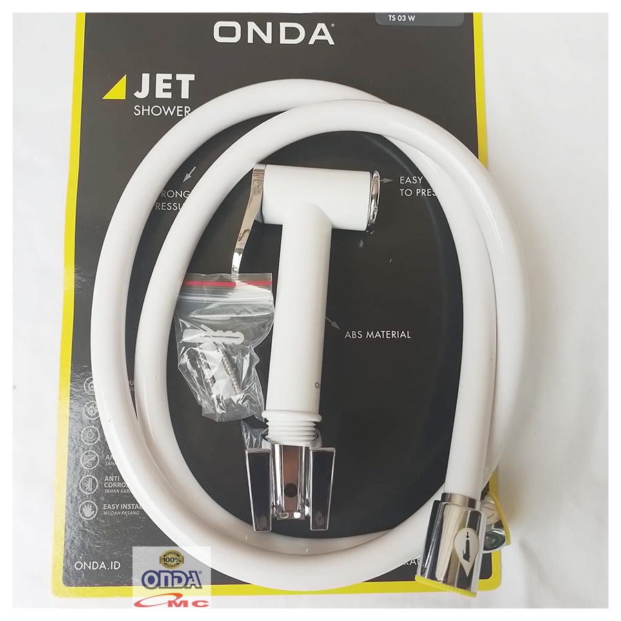 Jet Shower Closet Kloset Exclusive 1.2 M 1/2 Inch ONDA TS 03 W