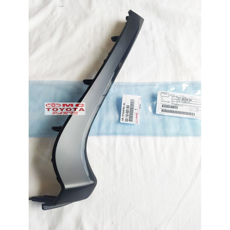 List Grill Moulding Bumper Depan Kanan All New Yaris 52112-0D150